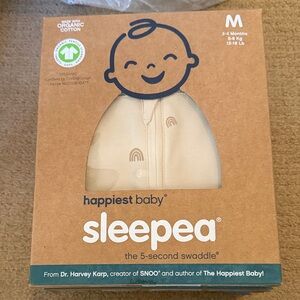 happiest baby sleepea Baby Sleep Sack - Cream (M)